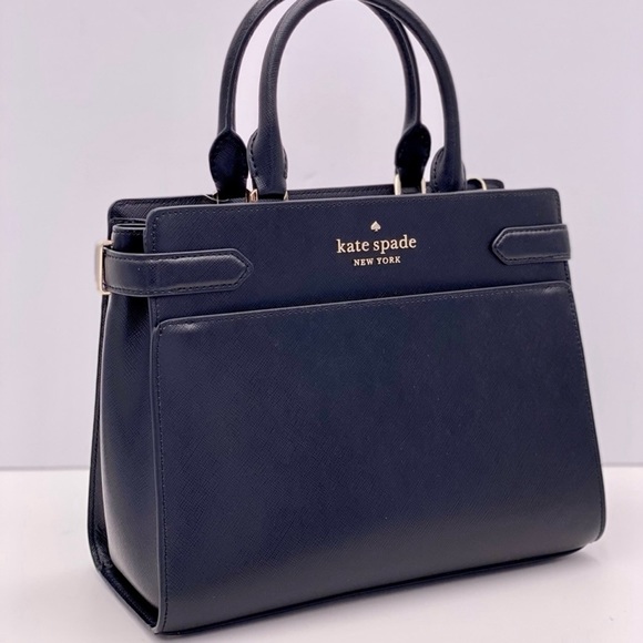 Kate spade black staci medium satchel 🔥new !! - Picture 1 of 9
